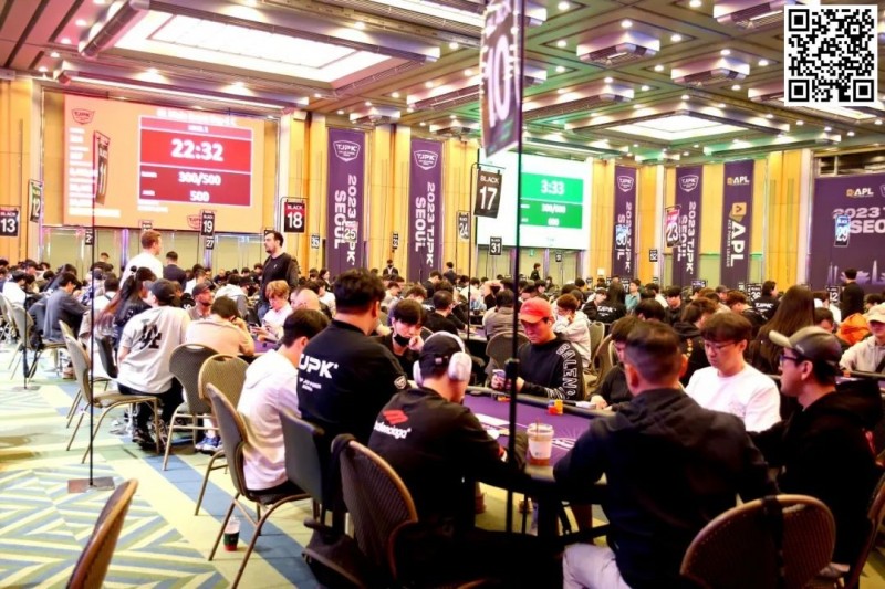 【APT扑克】2023TJPK@首尔站 | 软硬兼备，低开高走！主赛总参赛人数659人，113人成功晋级下一轮！