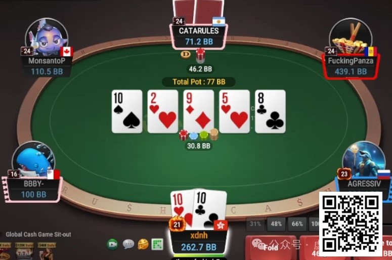 【APT扑克】牌局分析：少输当赢