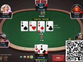 【APT扑克】牌局分析：3bet底池，TPTK转牌被推allin